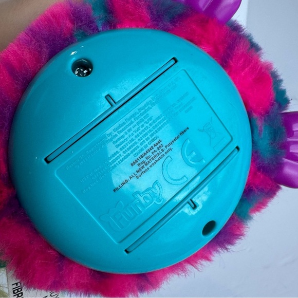 2012 Hasbro Furby BOOM Hearts Blue Teal Pink Interactive Talking Toy Plush EUC - Picture 12 of 14